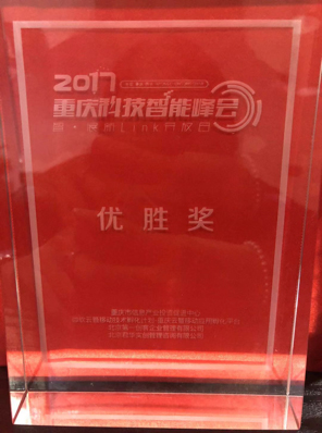 2017重庆科技智能峰会 优胜奖