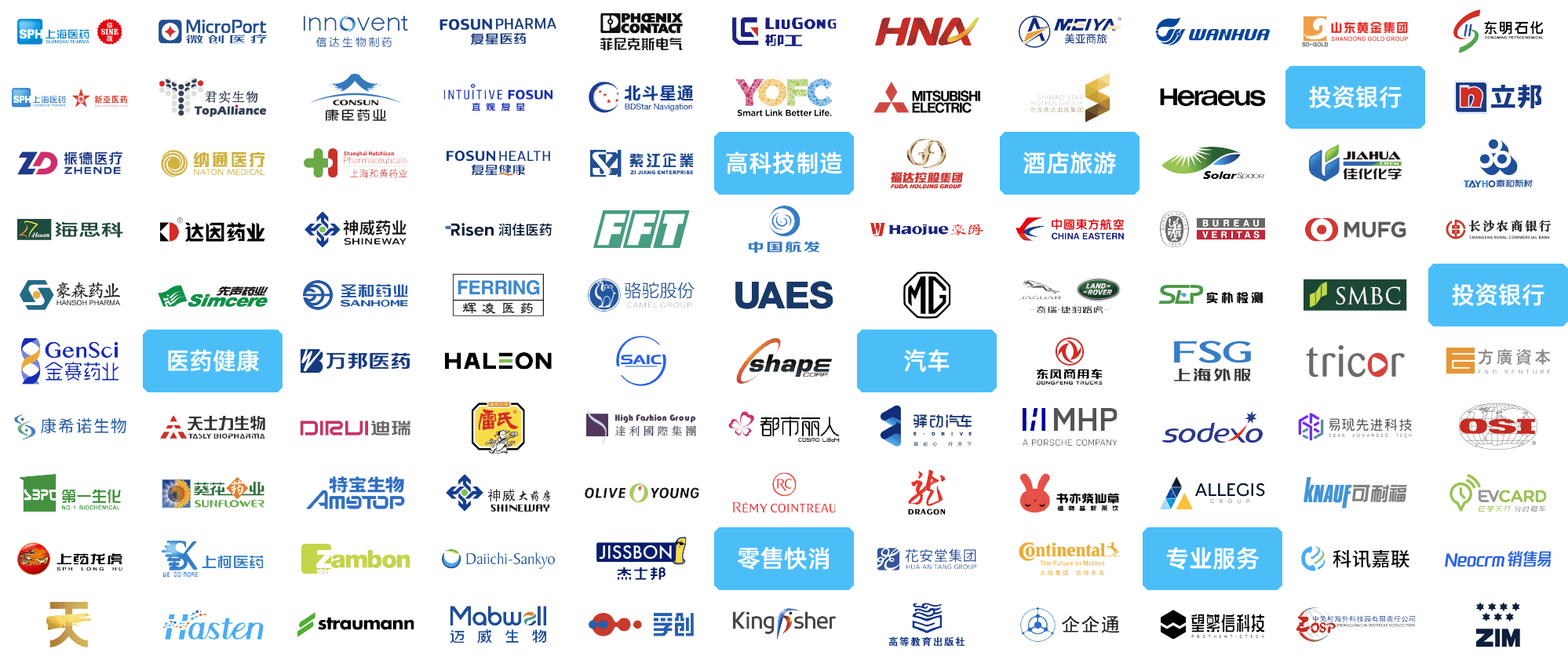 众多行业领导企业正在使用云简业财